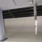 横浜市緑区で三菱電機製のエアコンクリーニングを行った後の綺麗になったエアコン送風口